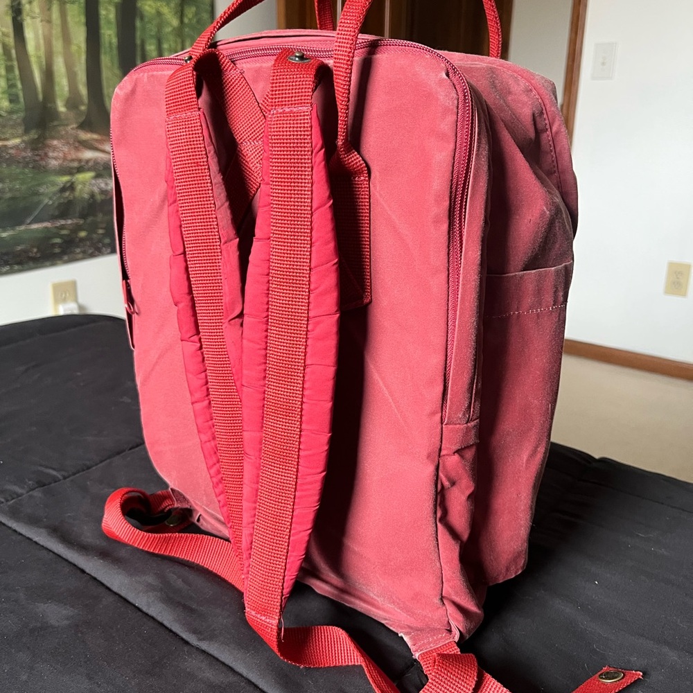 Kånken Red Backpack - Picture 3 of 4